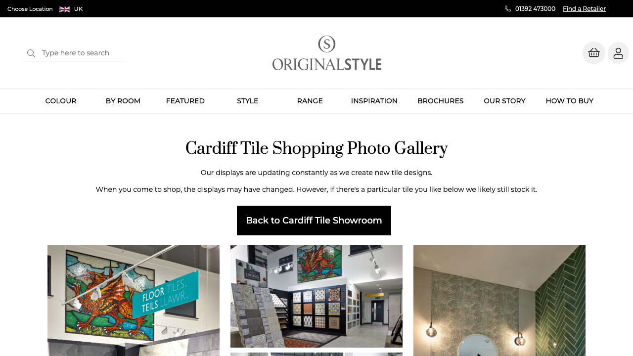 CARDIFF TILES LTD website preview